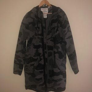 Urban Outfitters Camo Trench Coat